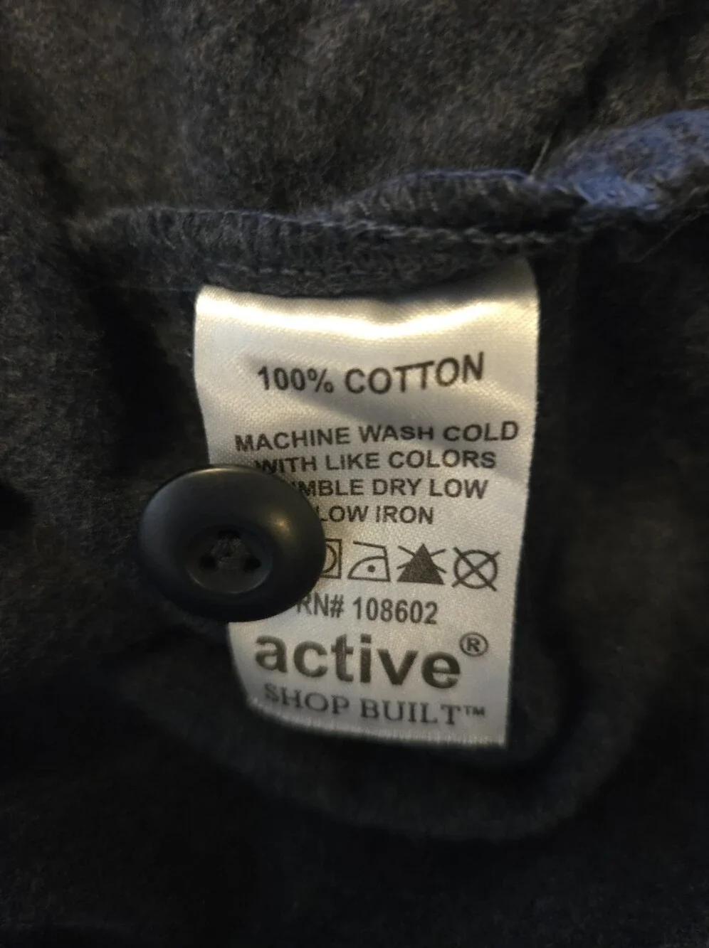 Dark Blue/grey Cotton chacket Active Ride Shop